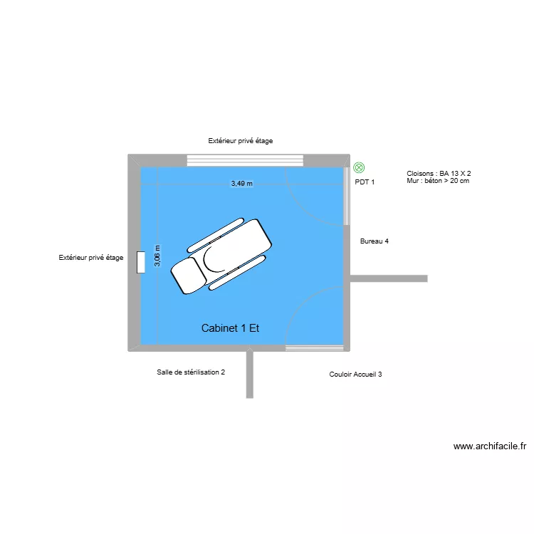31200 CABINET 1 ET 2025. Plan de 
