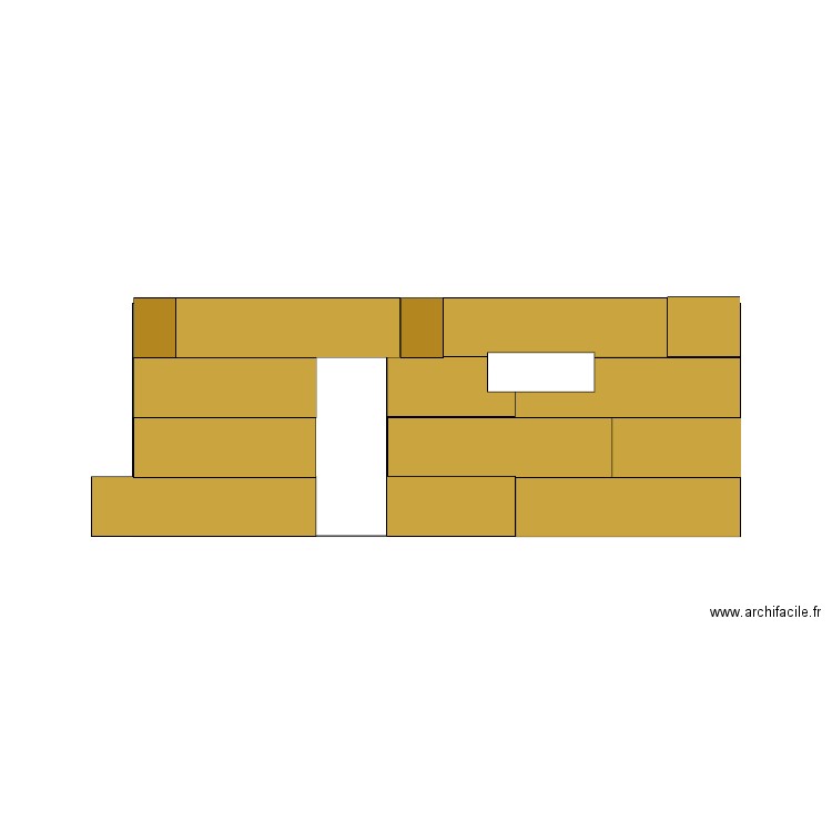 niche. Plan de 0 pièce et 0 m2