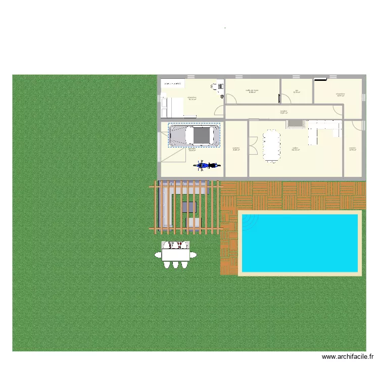 maison nassim . Plan de 