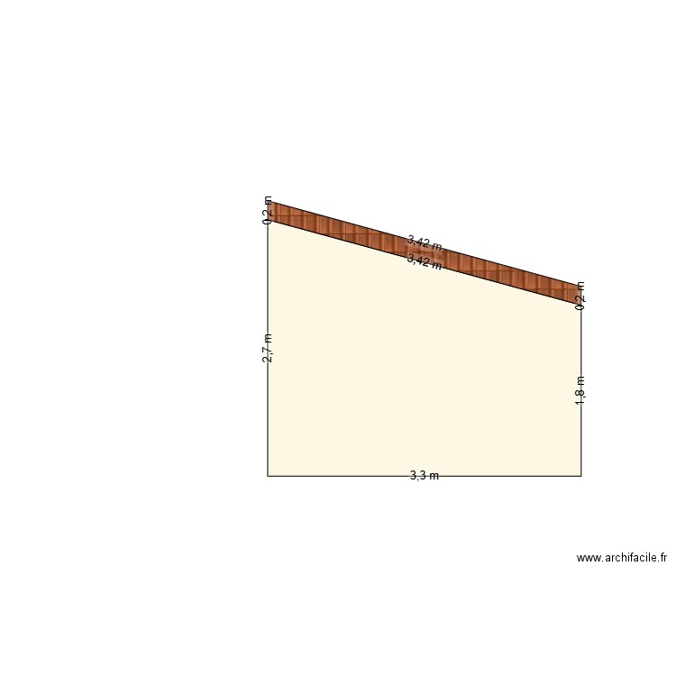 vue 3. Plan de 0 pièce et 0 m2