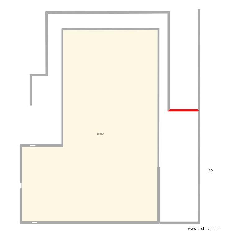 YAHOUE FINAL. Plan de 1 pièce et 232 m2