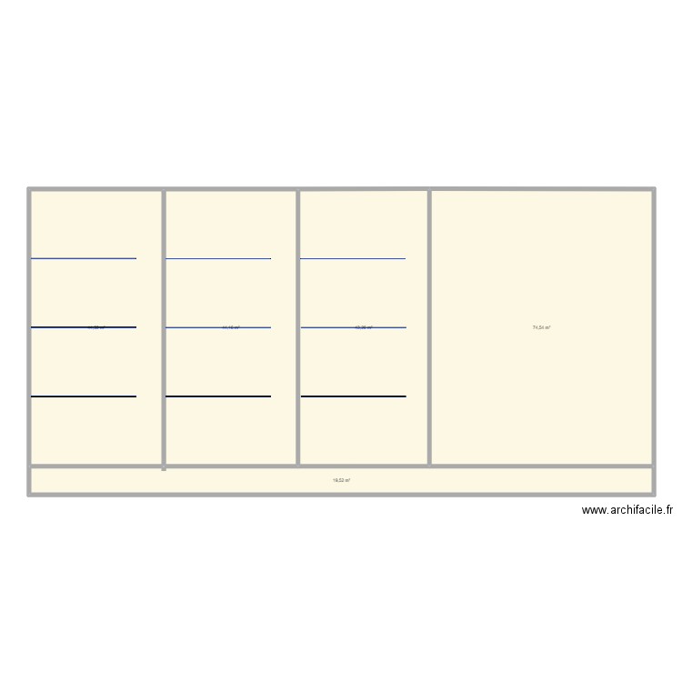 saison PS. Plan de 5 pièces et 226 m2