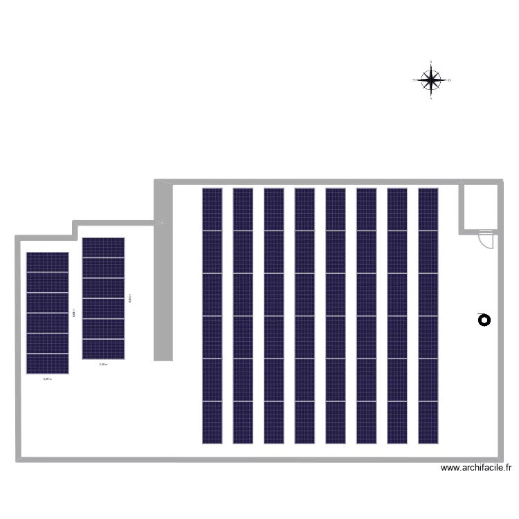 essai pose pv. Plan de 1 et 5 m² essai pose pv. Plan de 1 et 5 m²