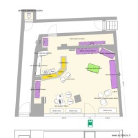 Plan magasin après travaux