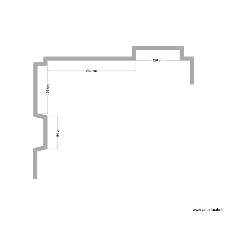 cuisine magenta. Plan de 