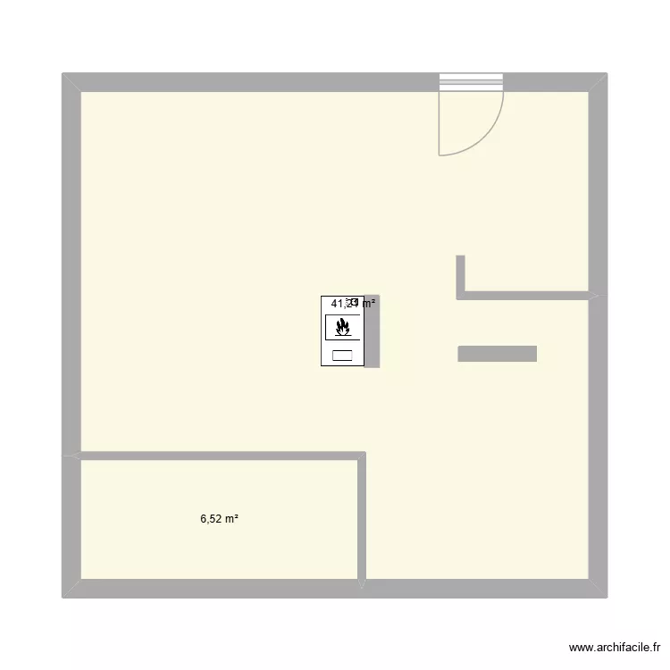COUDOX01. Plan de 2  et 48 m²