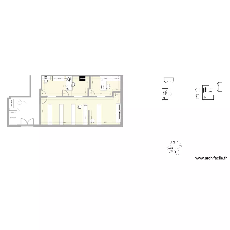 manaline. Plan de 2 et 60 m² manaline. Plan de 2 et 60 m²