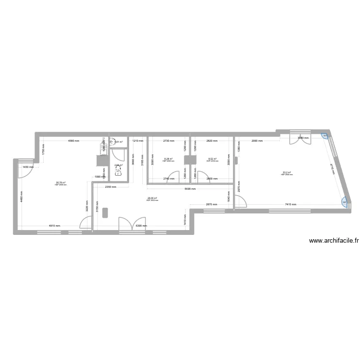 CAFPI_Apr&egrave;s2.1. Plan de 11  et 113 m²