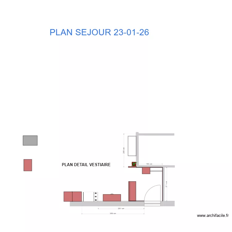 PLAN - DETAIL VESTIAIRE 02-02-26. Plan de PLAN - DETAIL VESTIAIRE 02-02-26. Plan de