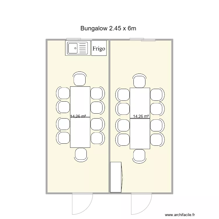 CHANTIER MONT BOUCHER SUR JABRON. Plan de 