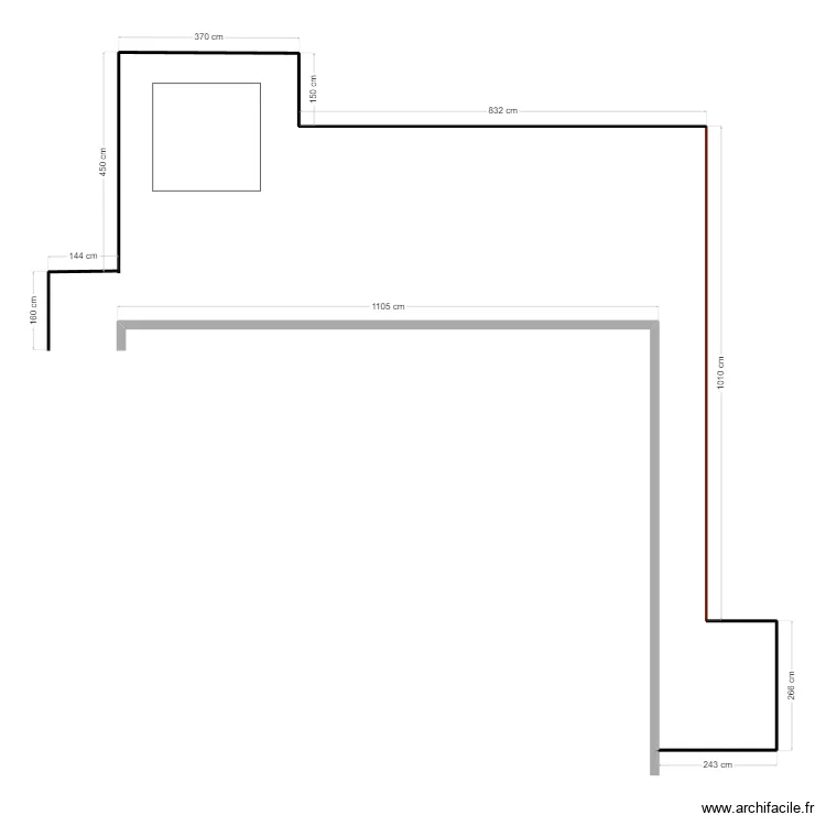 Terrasse Avant. Plan de Terrasse Avant. Plan de