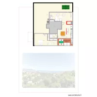 Véranda chambre sans dressing