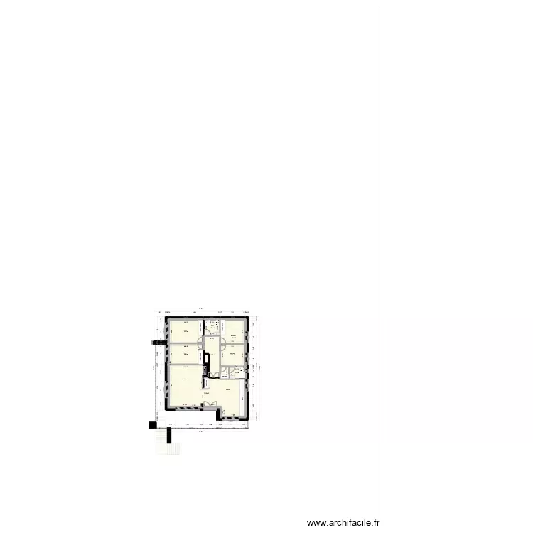 PROJET APPART ETAGE SM V24-10-26. Plan de 15 Pièces et 342 m² PROJET APPART ETAGE SM V24-10-26. Plan de 15 Pièces et 342 m²