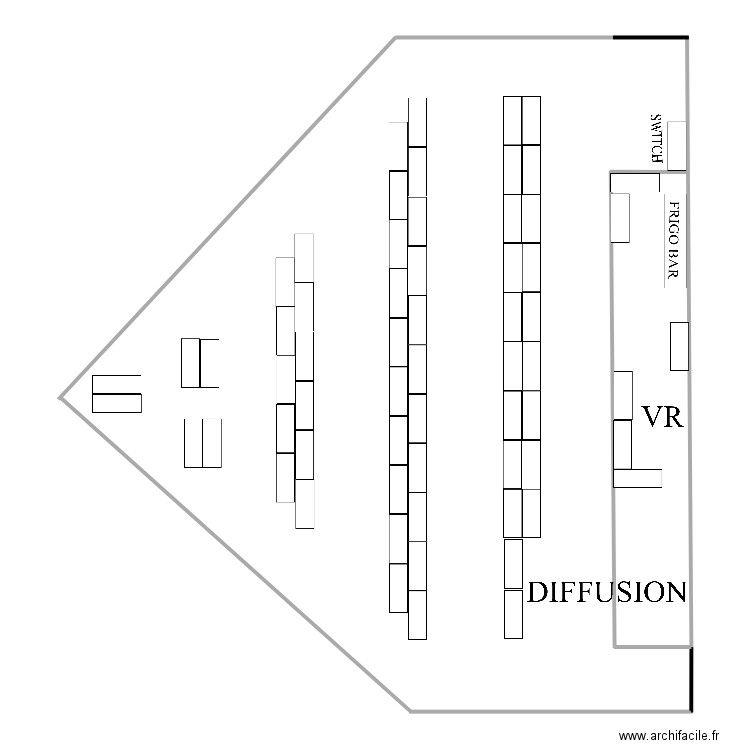 plan amphi lan. Plan de 0 pièce et 0 m2