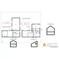 MAISON STREE - VUE EN PLAN