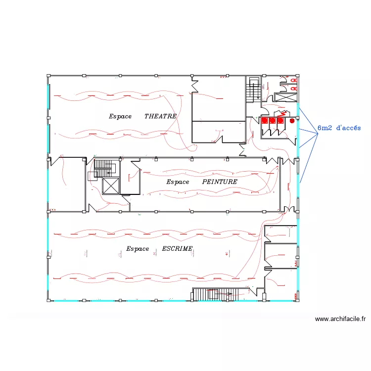 TANNERIE. Plan de 