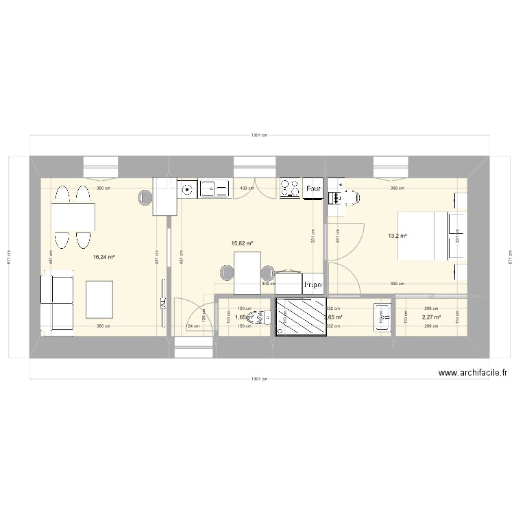 2TNE Rios Raphaël. Plan de 0 pièce et 0 m2
