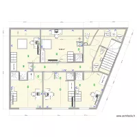 etage avec salles d'eau ELEC 2