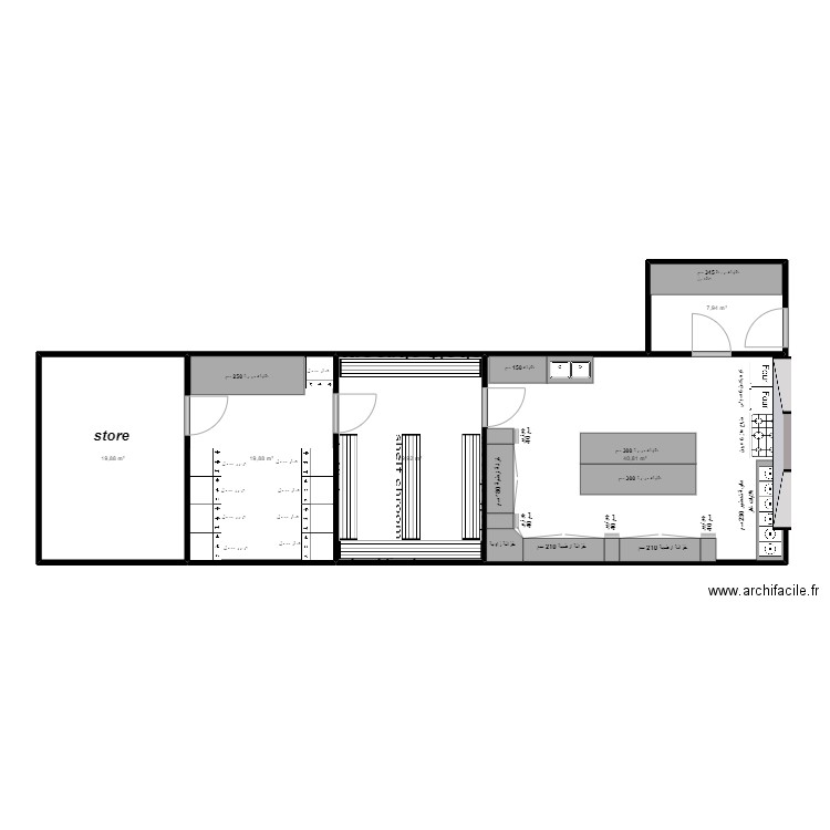 PROJECT SOHAR. Plan de 5 pièces et 108 m2