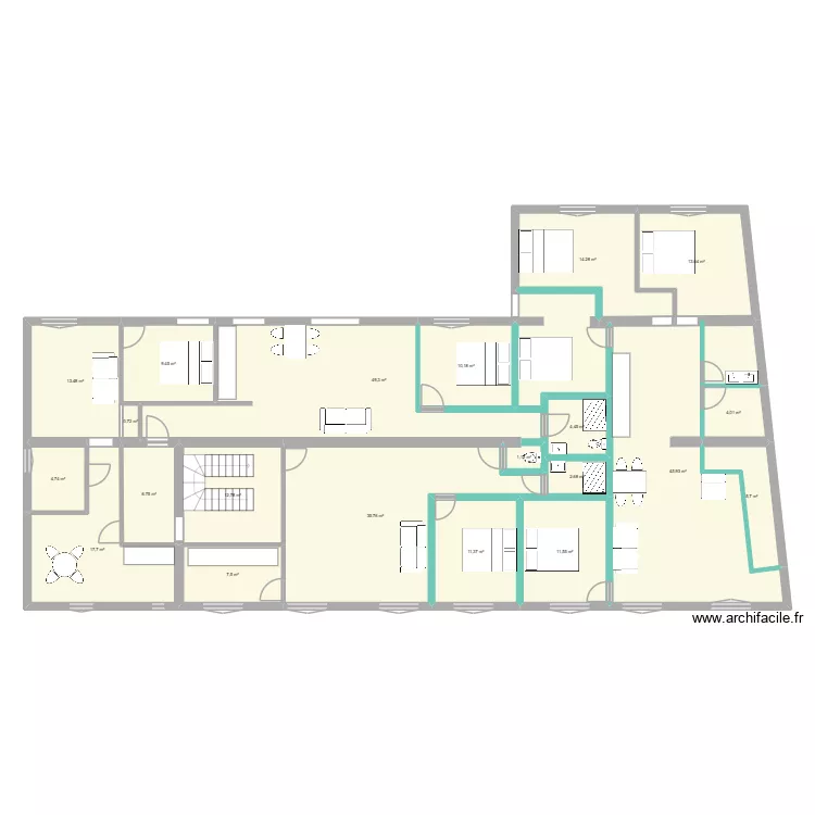 Kin&eacute;. Plan de 