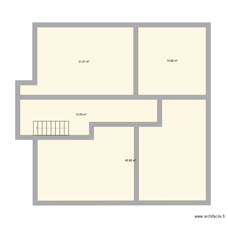 Nadiia Huffschmitt. Plan de 4 pièces et 91 m2