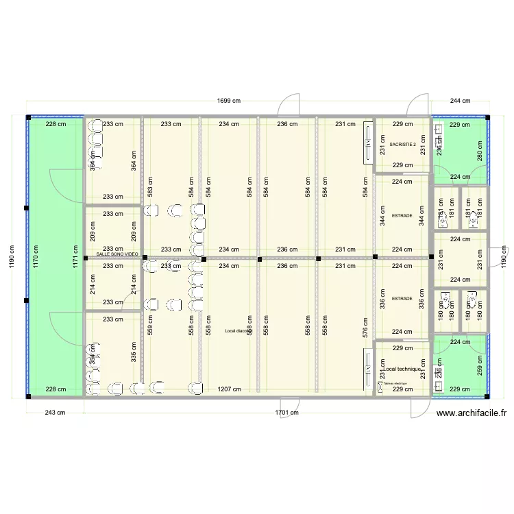 TRANSIT SALEM . Plan de 
