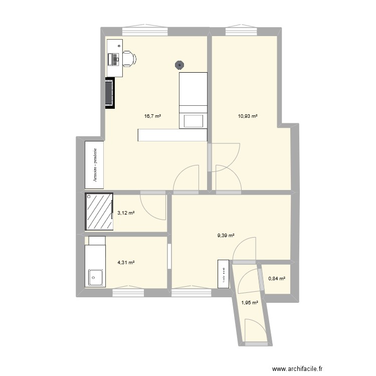 bernardins marie. Plan de 0 pièce et 0 m2