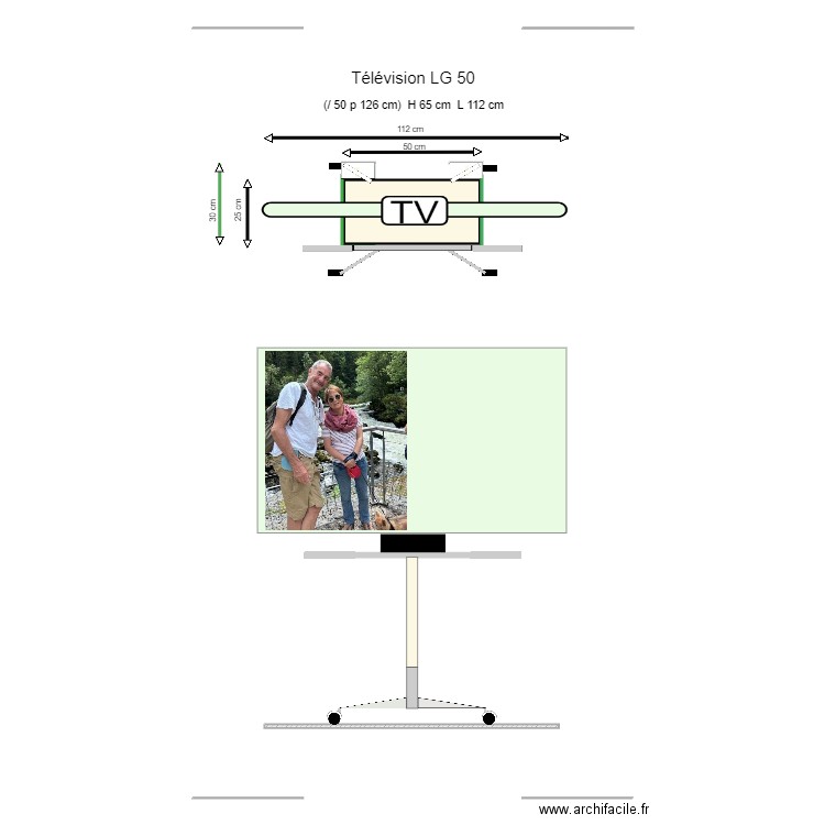 I- 01 Télévision 02. Plan de 0 pièce et 0 m2