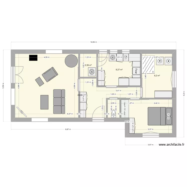 20 e. Plan de 4 Pièces et 63 m² 20 e. Plan de 4 Pièces et 63 m²