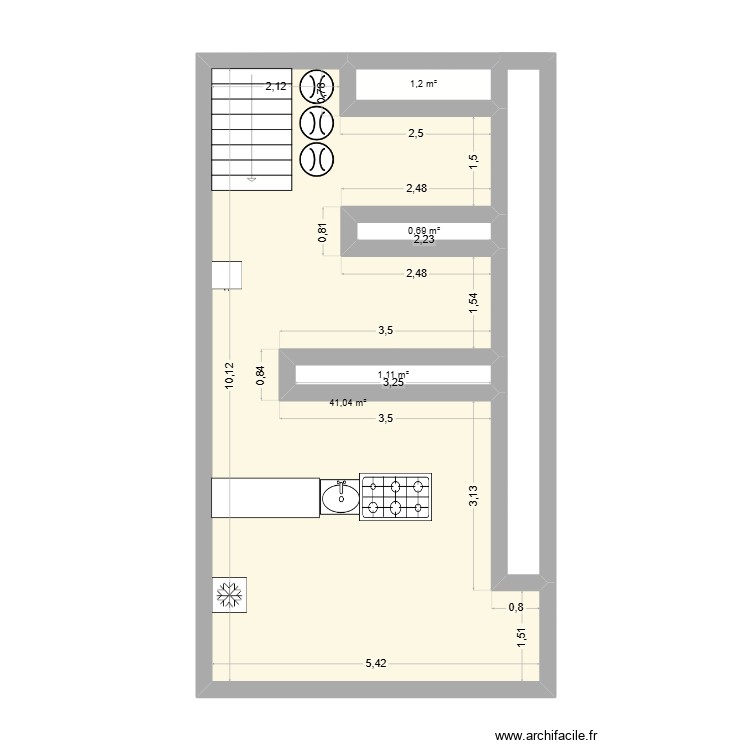 Local dém. Plan de 0 pièce et 0 m2 Local dém. Plan de 0 pièce et 0 m2