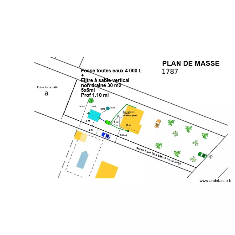 TRAN filtre sable. Plan de TRAN filtre sable. Plan de