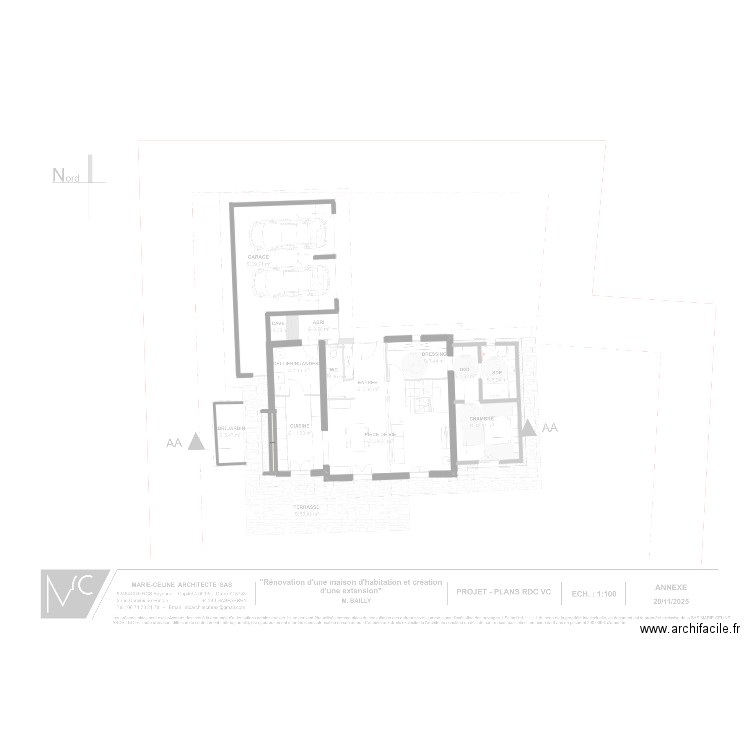 plan1. Plan de 1 pièce et 2 m2