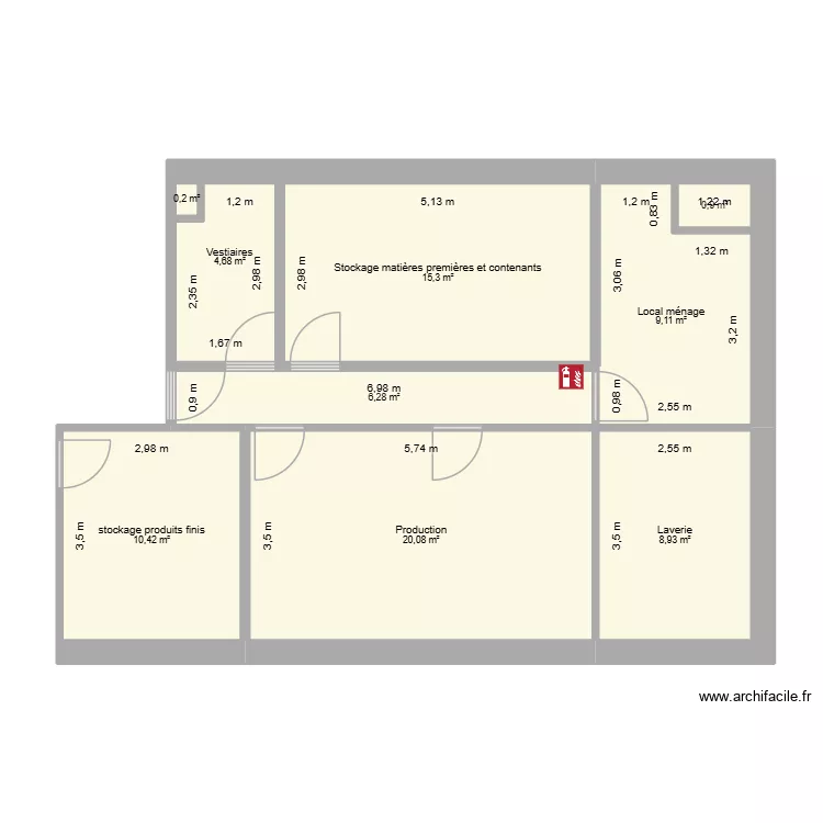 Plan laboratoire V7 Monastère de la visitation. Plan de 9 et 76 m² Plan laboratoire V7 Monastère de la visitation. Plan de 9 et 76 m²