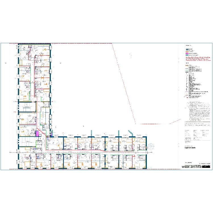 CHEMIN DE CABLES R+1. Plan de 0 pièce et 0 m2
