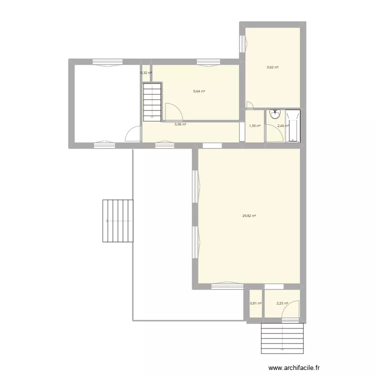 viroflay etage4. Plan de 