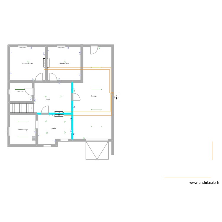 SAINT REMY SSOL. Plan de 14 pièces et 225 m2