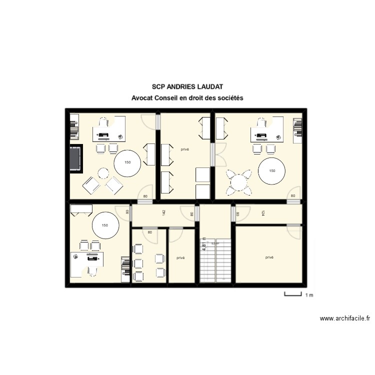 SCP Andries. Plan de 0 pièce et 0 m2