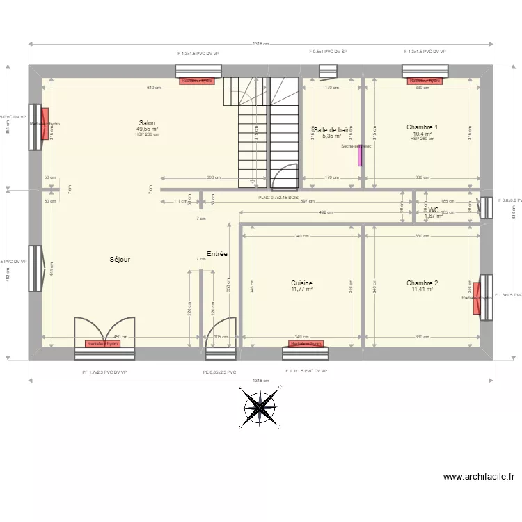 ML24005244 - SCHUTZ Henri / ROUBAUD Audrey. Plan de 