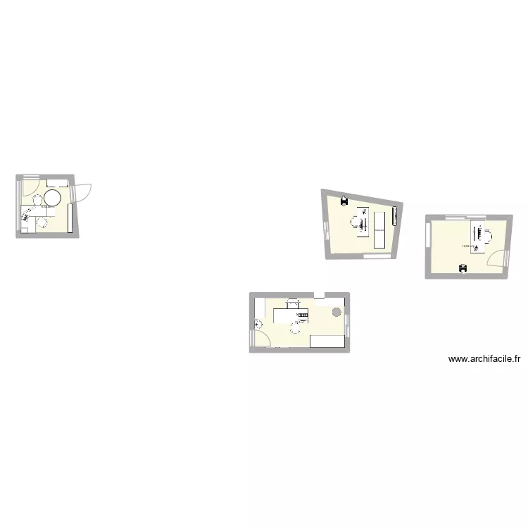 plan bureau admission. Plan de 0 pièce et 0 m2