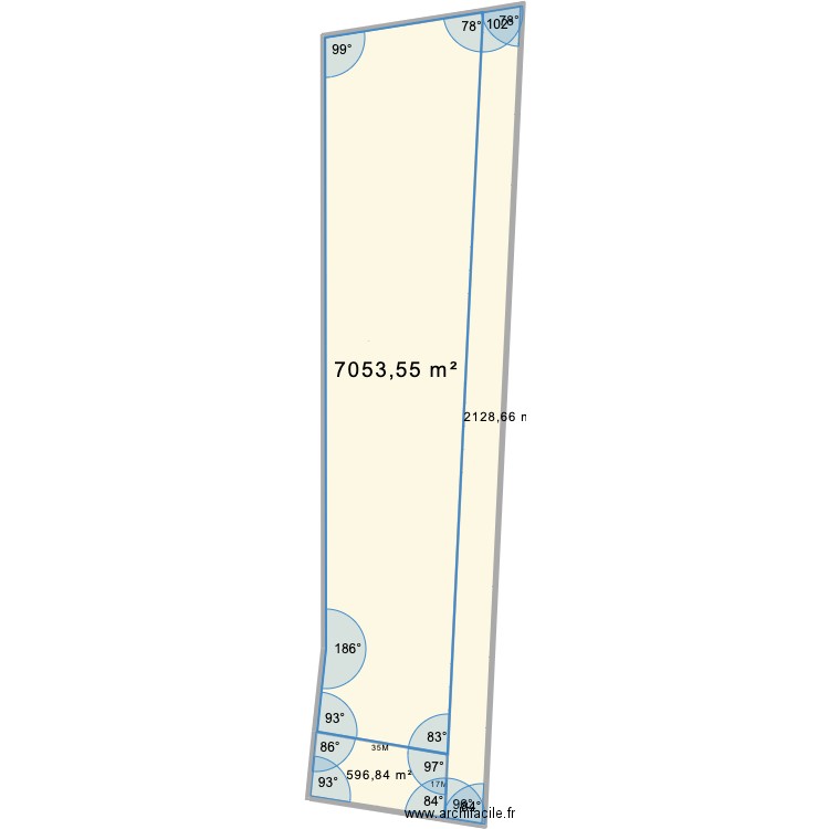 LOTE PUNTA UVA. Plan de 3 pièces et 1189 m2