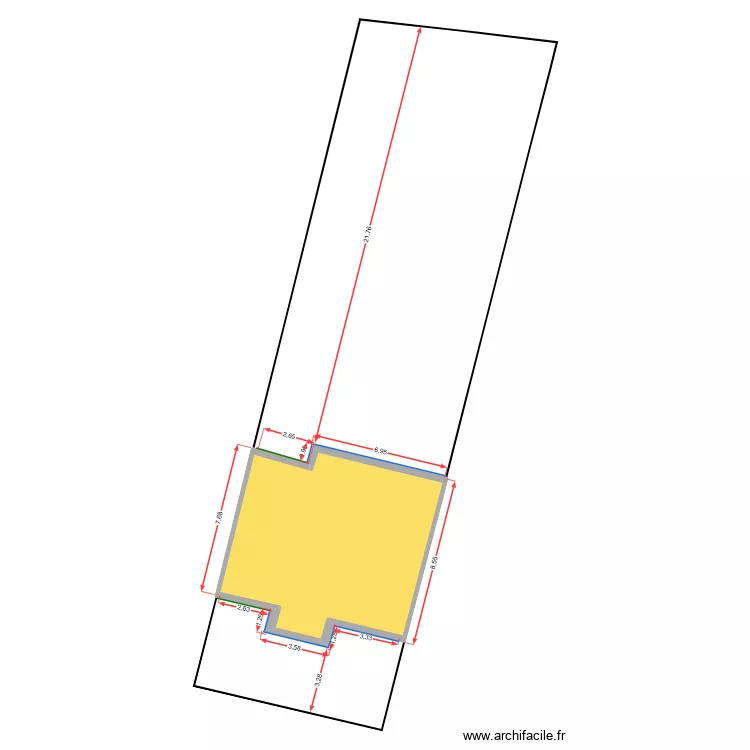 VA Cathrine. Plan de 1 et 78 m² VA Cathrine. Plan de 1 et 78 m²