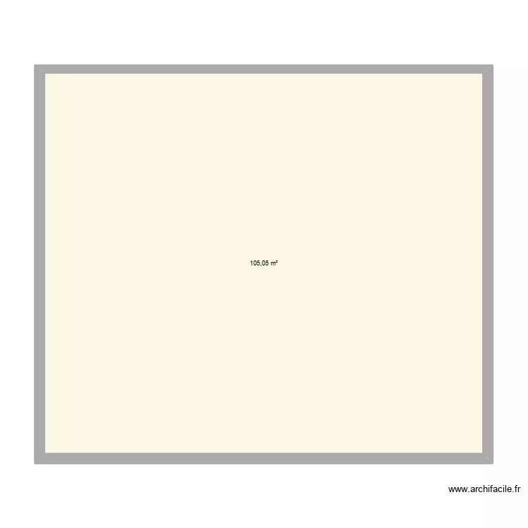 leval rez. Plan de 1  et 105 m²