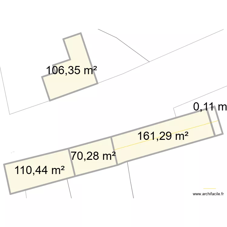 plan de masse 2. Plan de 10 et 908 m² plan de masse 2. Plan de 10 et 908 m²