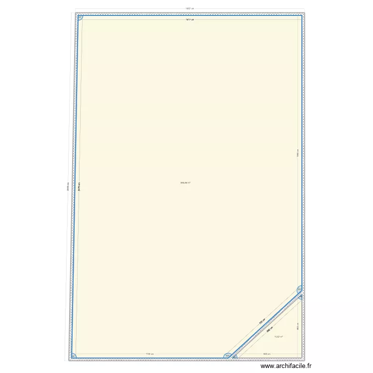 terrain villelongue projet 3 maisons. Plan de terrain villelongue projet 3 maisons. Plan de