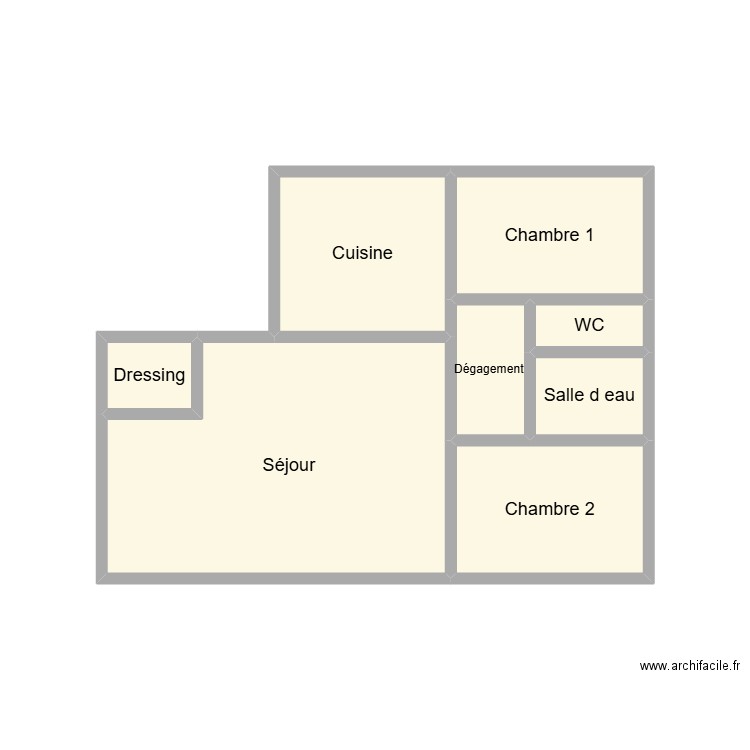 2505 MONSONNEC. Plan de 8 pièces et 17 m2