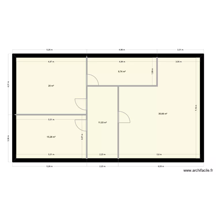 2eme ETAGE. Plan de 5 et 92 m² 2eme ETAGE. Plan de 5 et 92 m²