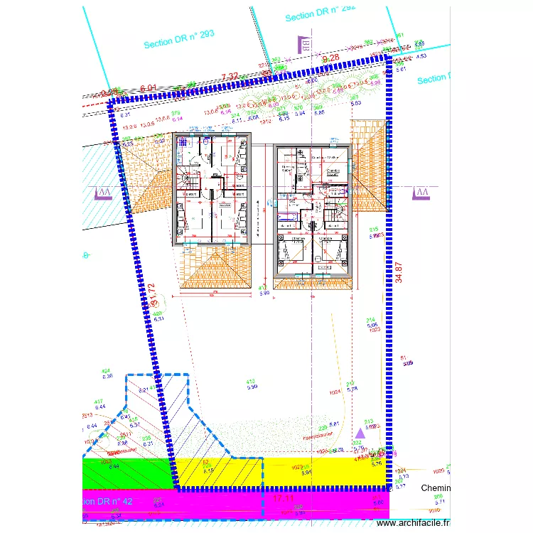 Barale Etage LOT 1. Plan de Barale Etage LOT 1. Plan de