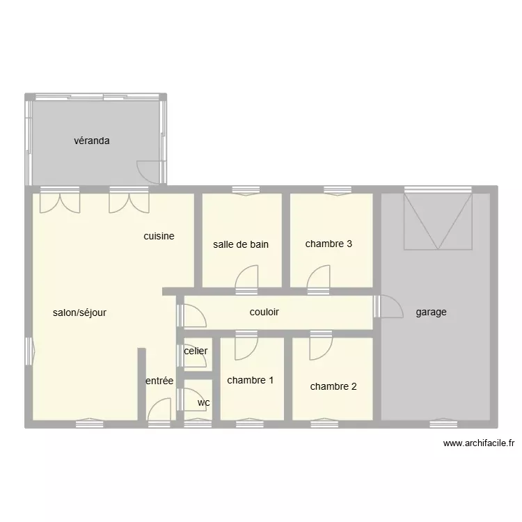 01206. Plan de 10 Pièces et 133 m² 01206. Plan de 10 Pièces et 133 m²