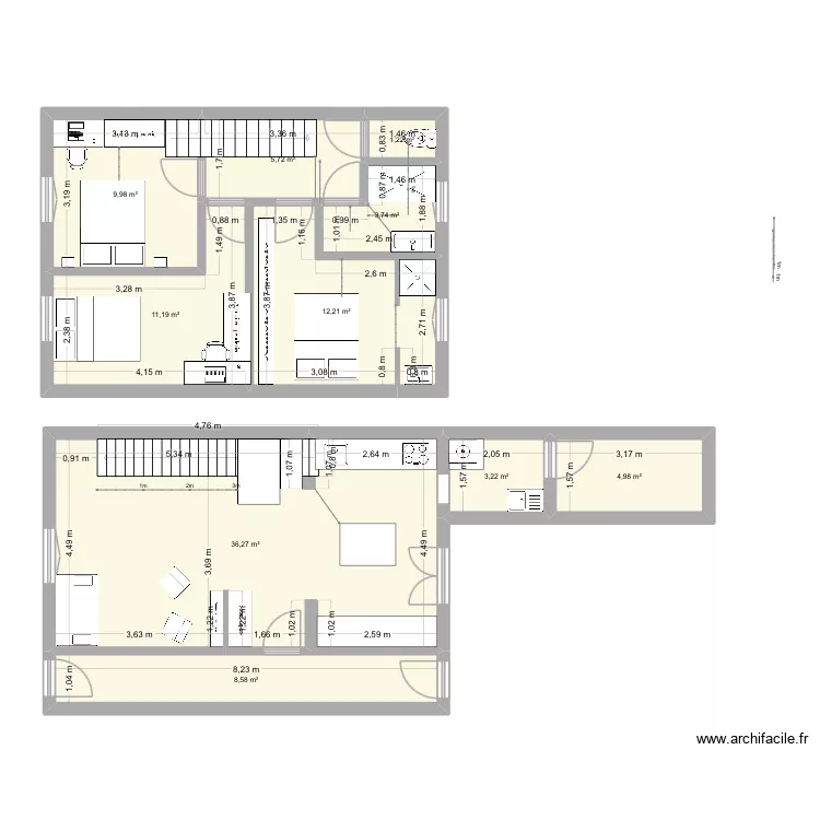 montmejean_victor. Plan de 10  et 97 m²