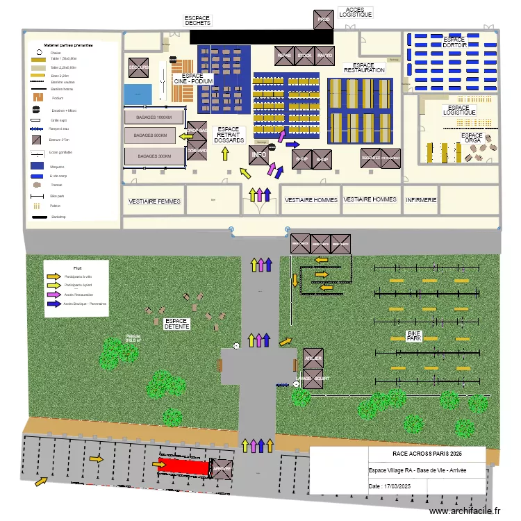 RAP25 - HALLES BOURGOGNES (17/03/25). Plan de 